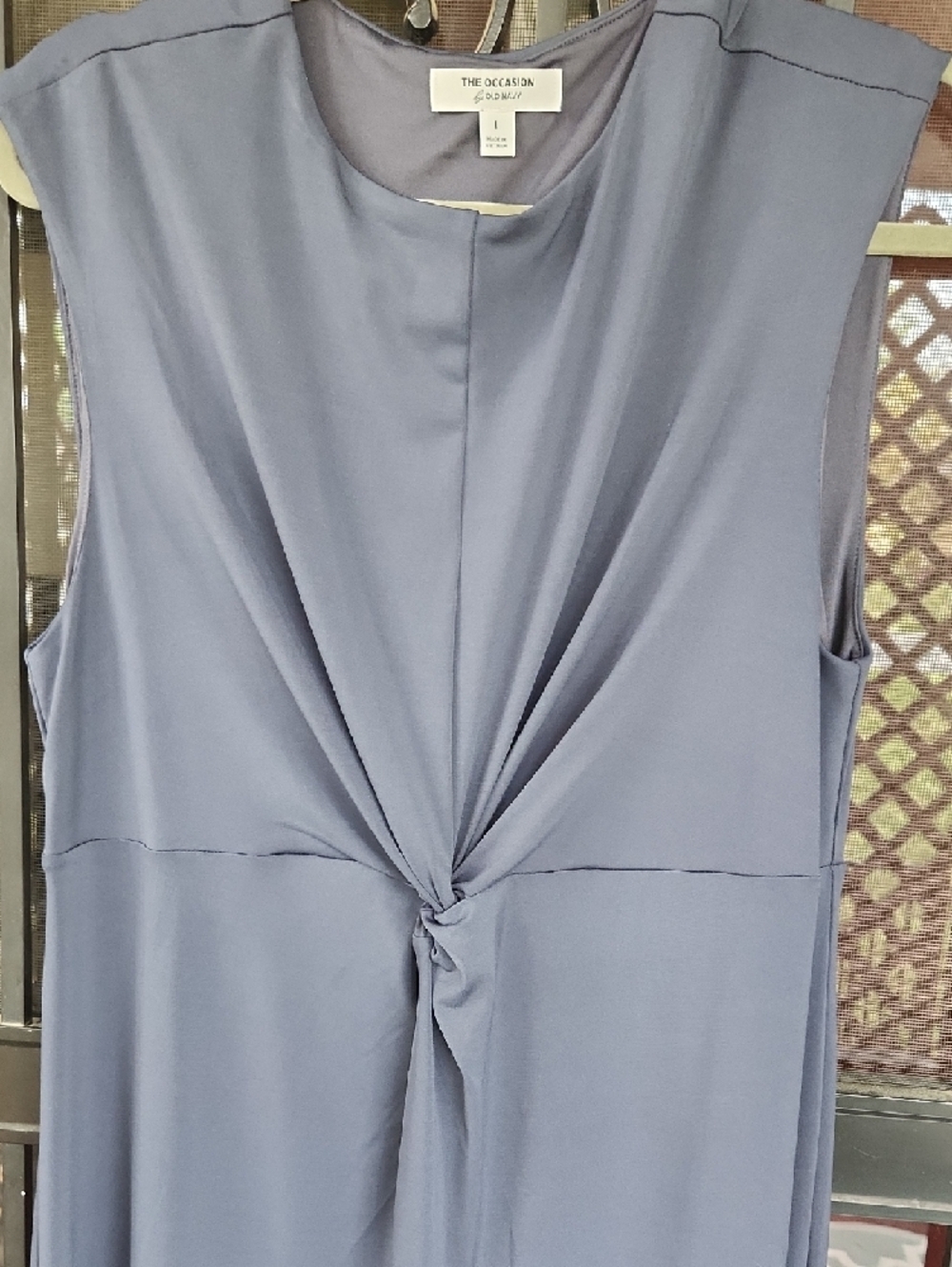 Old Navy Navy Maxi Dress with Front Twist - Picture 3 of 8